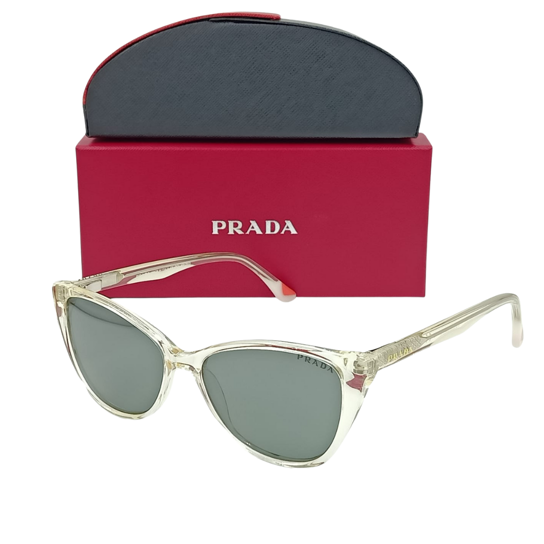 Lunettes de soleil Prada  PR01VS transparent/Noir