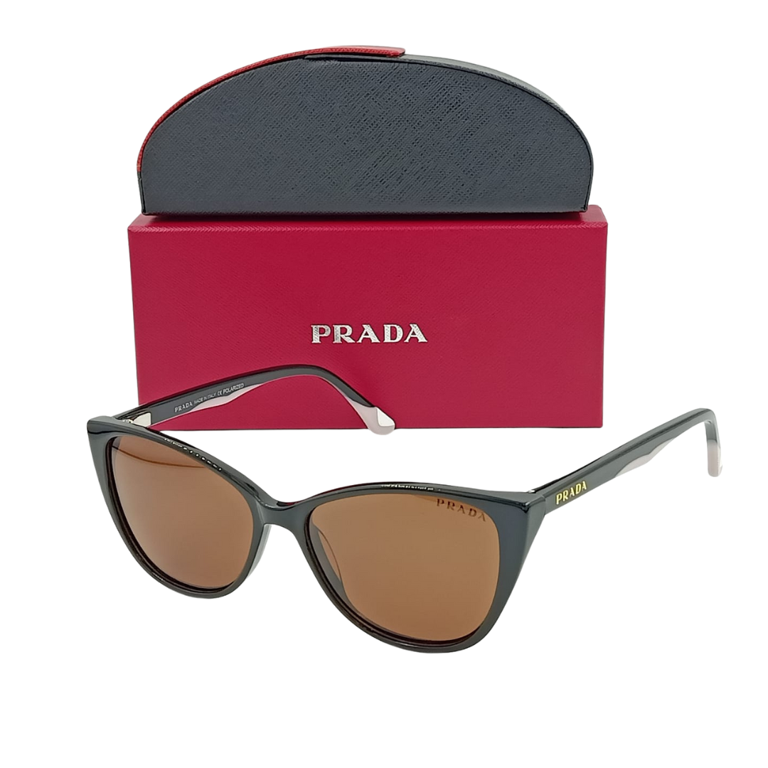 Lunettes de soleil Prada  PR01VS Mrron/Marron