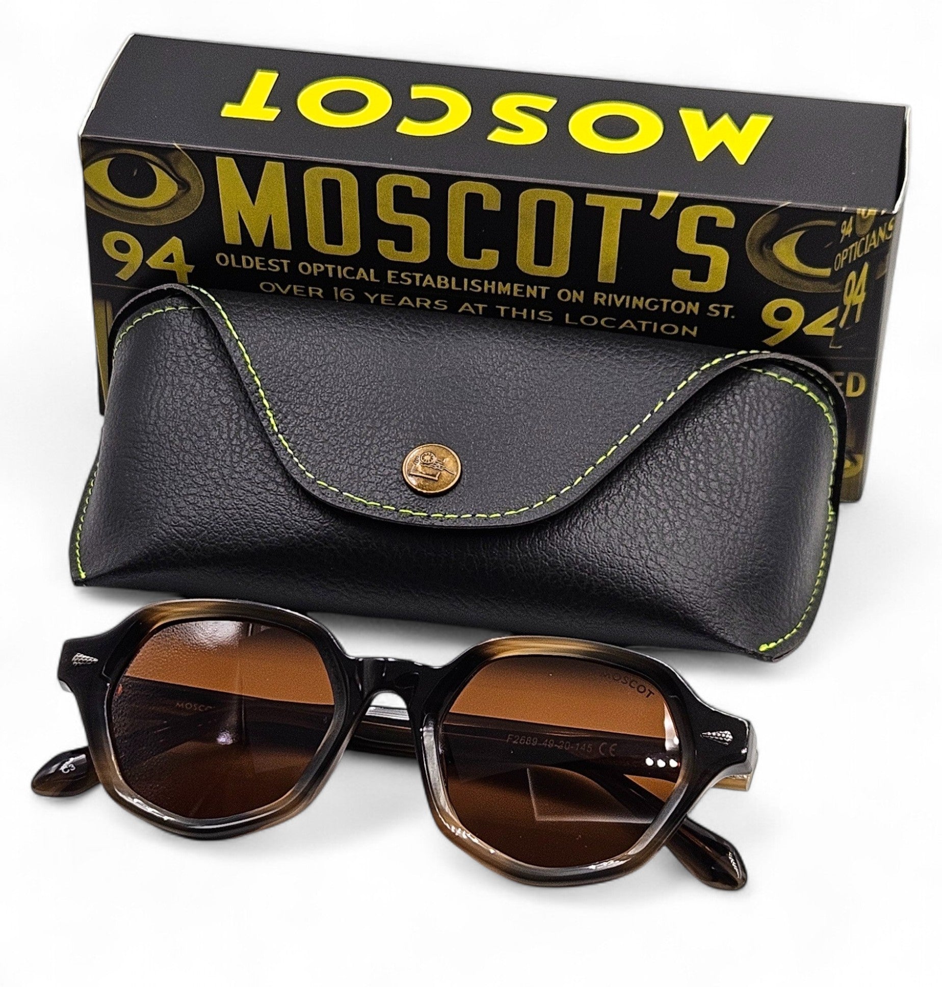 Lunettes de soleil MOSCOT F2689 Marron havne/Marron