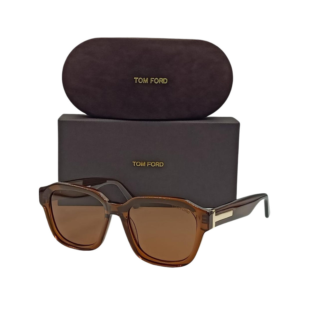 Lunettes de soleil TOM FORD FT1161-K Fumée marron clair