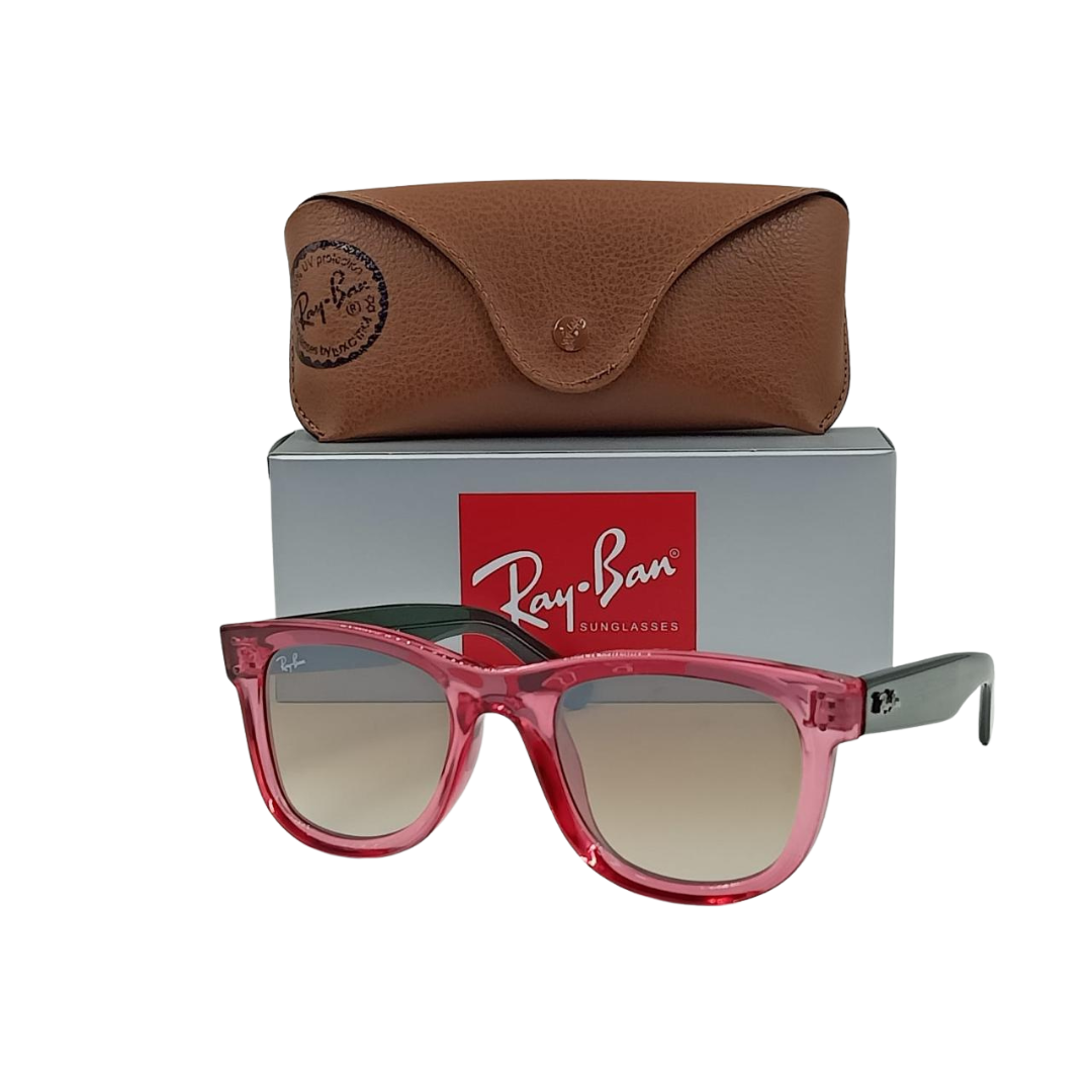 Lunettes de soleil unisex: RAY BAN-0502 Marron/Rose Vert